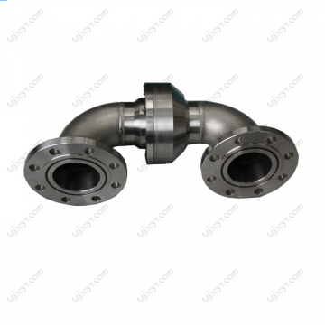 DN150 flange connection 360 degree rotation stainless steel high pressure hydraulic water swivel joint for fire fighting system