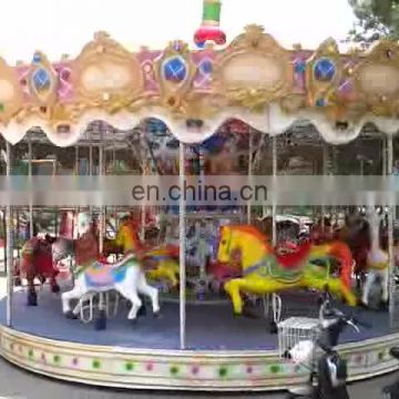 fairground kids carousel horses plastic merry go round mini carousel ride for sale