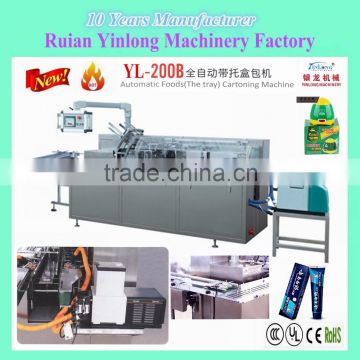 Fully Automatic Foods(The tray) Cartoning Machine YL-200B