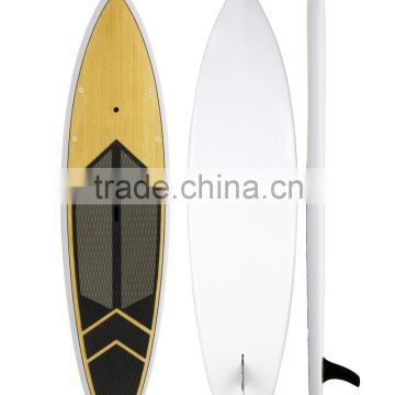 High speed race board stand up paddle board/surfboard type bamboo race paddle board