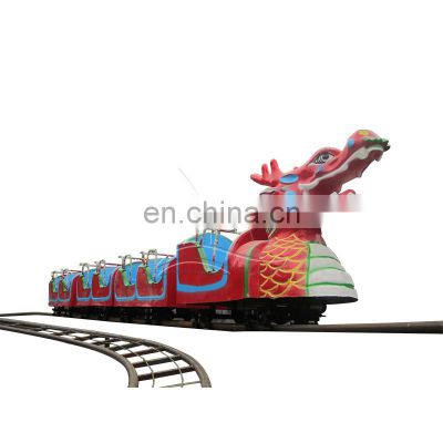 Thrill rides roller coaster slide dragon train ride for adults