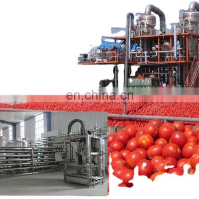 Automatic apple fruit juice plant small tomato sauce ketchup making processing packing machine  tomato paste production line