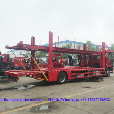 4x2 FAW Car Carrirer Truck for 5 Sets Cars