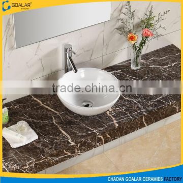 Chaozhou manufacturer porcelain sanitary round art basin