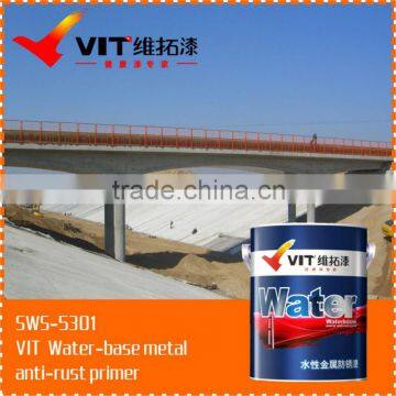 Water base alkali resistant primer paint for steel