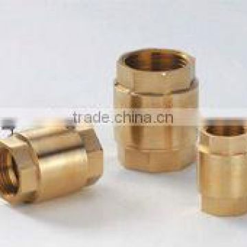 Brass vertical lift check valve for water heating
