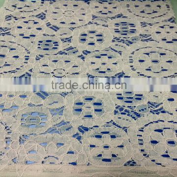 jiaxing 2015 different pattern with cottn line of Water soluble lace