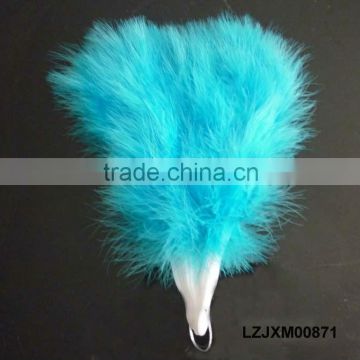 multi colored dance costume marabou feather fan LZJXM00871