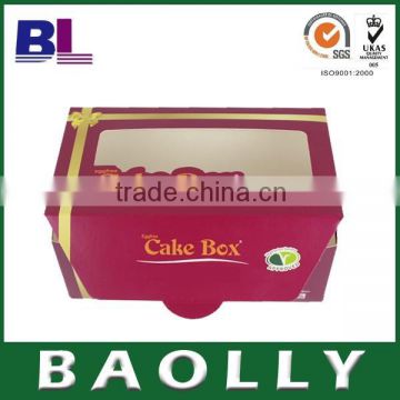 B-L-98956 cupcake packaging box with pvc window