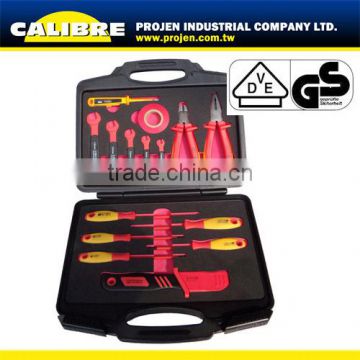 CALIBRE 16PC insulated tape plier, knife and insulation tools set