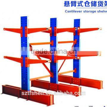 Steel cable racking with upright and beam warehouse rack