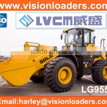 SDLG New Product, LG955F Wheel Loader, 2016 Hot Sale 5Ton New Product, LG955F With 2.8CMB Bucket