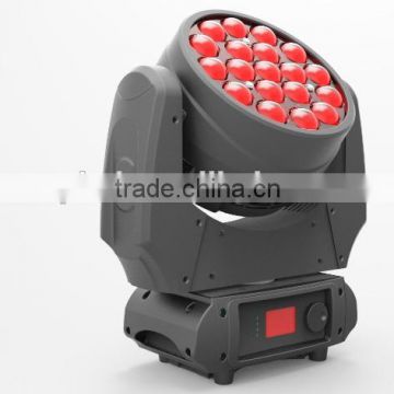 2016 NEW Style and High Quality 19x10W 4 in 1 RGBW LED Zoom Moving Head Light