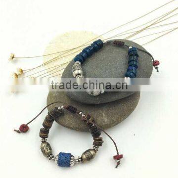 bob trading custom volcanic lava rock stone bracelet wire druzy slice bangle bracelet