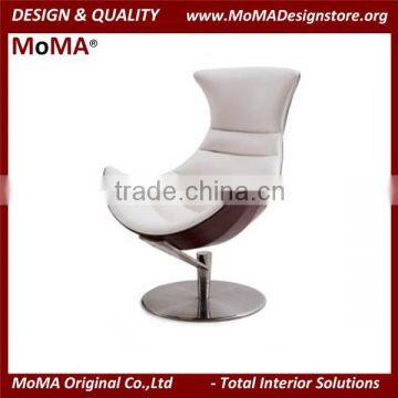 MA-MD112 Luxury Leather Living Room Chair Hotel Chair Swan Modern Chair