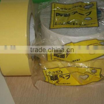 yellow release paper two side carpet tape