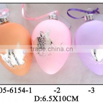 (05-6154)beautiful glass eggs decorations for Easter gift
