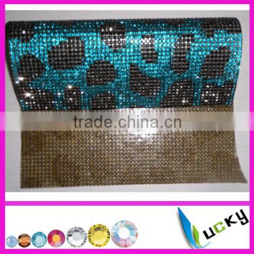 2014 New !Hot Sale Super with highest quality Rhinestone trimming crystal Mesh factory price for clothing set