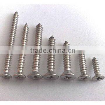 countersunk flat head screws