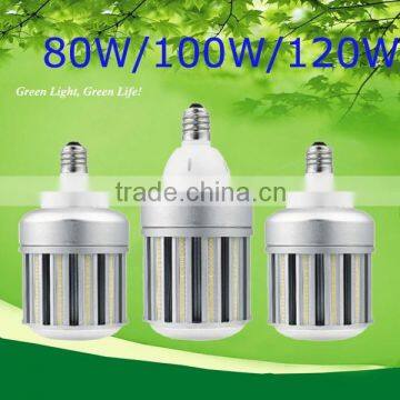 HPS MH replacement 80w 100w IP65 E27 E40 120w LED corn light, LED corn bulb, corn LED light