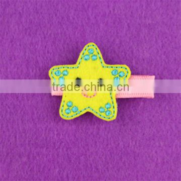color wholesale grosgrain ribbon bow hair clip for kids