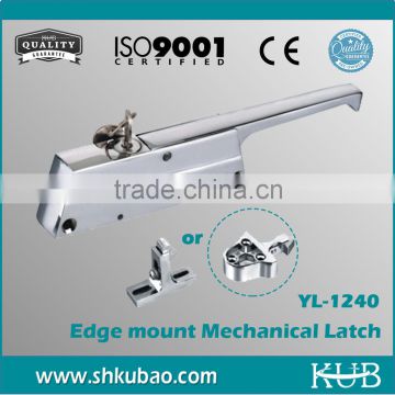 YL-1240 Edgemount Mechanical Latch (with lock)