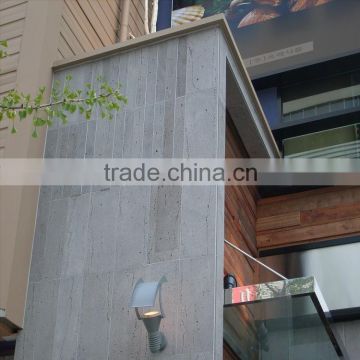 high quality of grey basalt for Villa exterior wall