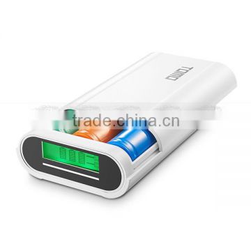 in stock! Tomo 3*18650 power bank Tomo V8-3 dual usb power bank with LCD display 5V 2A chargers 18650 battery charger