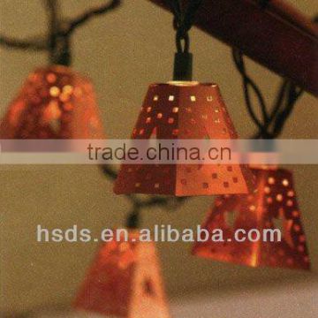 different shape decorative holiday string light