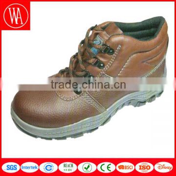 high quality high cut leather safety boots