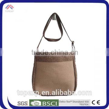 Female Square Bag Linen Shoulder Bag