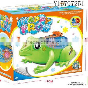 ELECTRIC TOY FROG WITH MUSIC AND LIGHT Y15797251