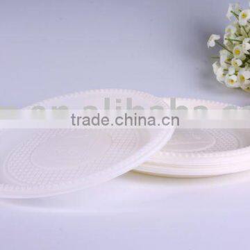 100%Biodegradable cornstarch 7inch ecological food plate