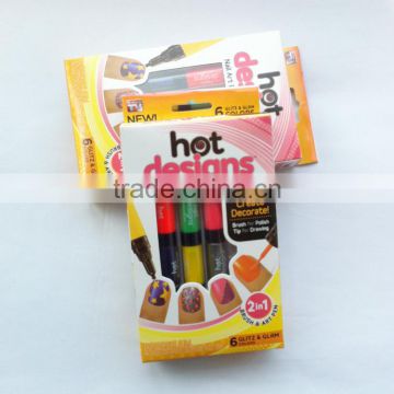 hot sale cheap manicure machine kolinsky nail liner pen with fashion design