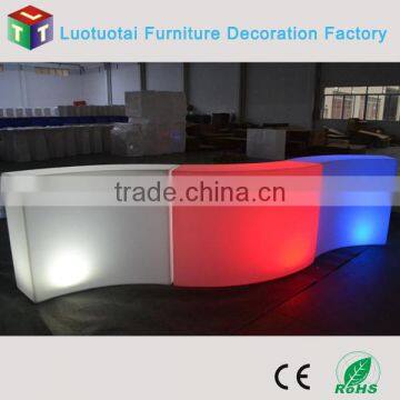 2015 new design illuminated LED bar counter with remote control/led furniture LTT-BC12