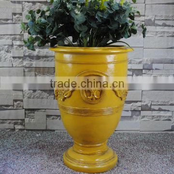 Classical Europe Style Polyresin French Garden Urn