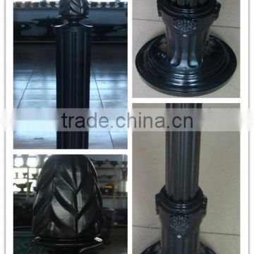 antique cast aluminum pole & aluminum lamp pole & aluminum lighting pole