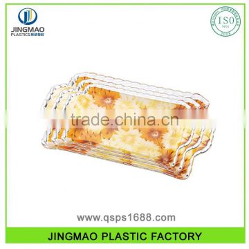 promotional clear plastic fruit tray