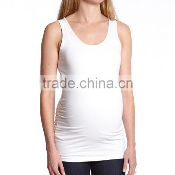 2016 New Soft Maternity T-Shirt With White Maternity Tank Tops Sleeveless Women Clothing WT80817-54