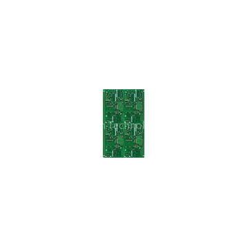 Lead free HASL green solder mask single sided pcb board 0.4 - 2mil ( 10 - 50um )