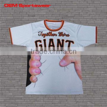Full sublimation sport t shirt cricket jersey for team