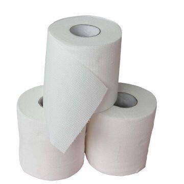 White Sanitary Toilet Paper 3-4 Ply Dinning-table Healthy