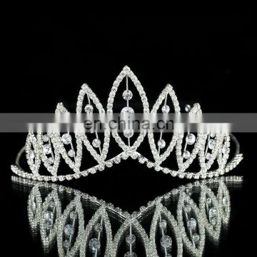 Crystal rhinestone wedding tiara bridal crown headband pience TR230