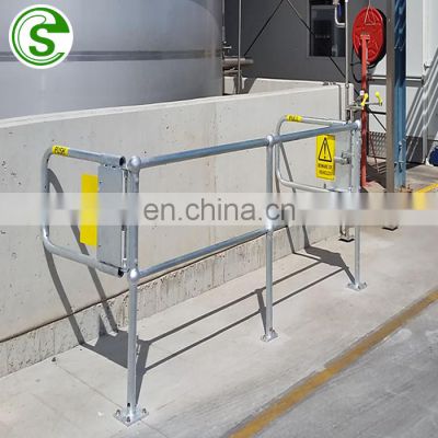 Galvanized iron railing balls handrail and stanchion