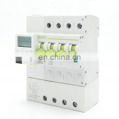 MT61 Series RCBO 3P+N ac 230V/400V Residual Current Miniature Circuit Breaker With Over Current Protection MCB Price