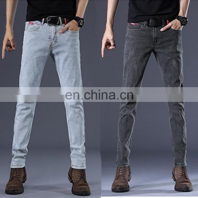 Skinny Fitted Mens Logo Fashion Wholesale Hot Style Trouser Male Casual Pants Jeans