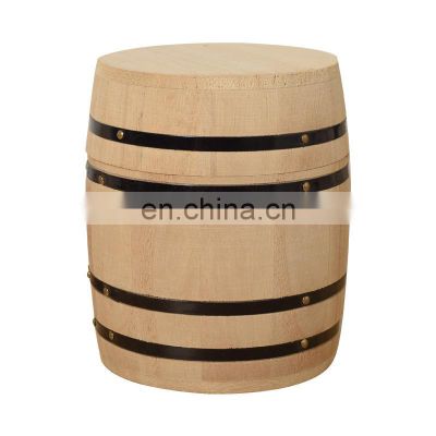 Good price wood storage barrel,custom wooden empty barrels for sale