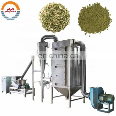 Automatic industrial herb powder grinding machine auto herbs continuous hammer mill grinder large pulverizer price for sale