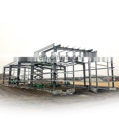 Large Span New Design Quick Install Qatar Modern Building Galvanized Light Steel Structure Frame Workshop Warehouse Shed