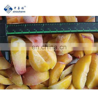 Sinocharm BRC Approved IQF Frozen Sliced Plum Peach
